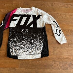 Fox  Black, White, and Pink Jersey ladies size XL
